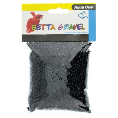 Aqua One Betta Gravel - Black - 350g