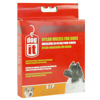Dogit Nylon Dog Muzzle - Black - Small