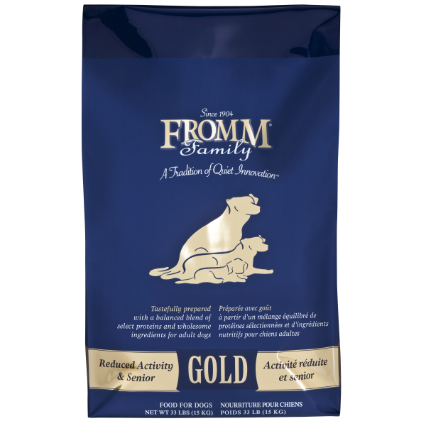 Fromm Gold - Reduced Activity and Senior - Dry Dog Food - 15kg (33lb) (Dk Blue)