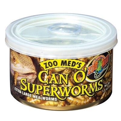 Zoo Med Can O' Superworms - 35 g (1.2oz)