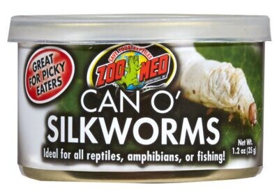 Zoo Med Can O' Silkworms - 35g (1.2oz)