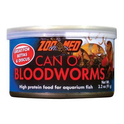 Zoo Med Can O' Bloodworms - 91g (3.2oz)