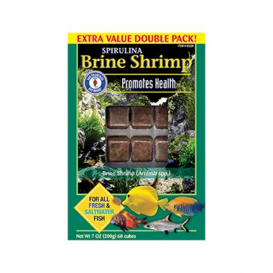 San Francisco Bay Brand Spirulina Brine Shrimp - 200g (7oz) - 60 cubes