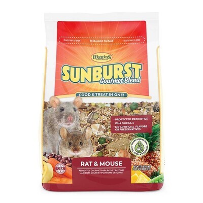 Higgins Sunburst Gourmet Rat & Mouse Blend - 1.13kg (2.5lb)