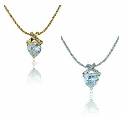 Cross My Heart  Necklace
