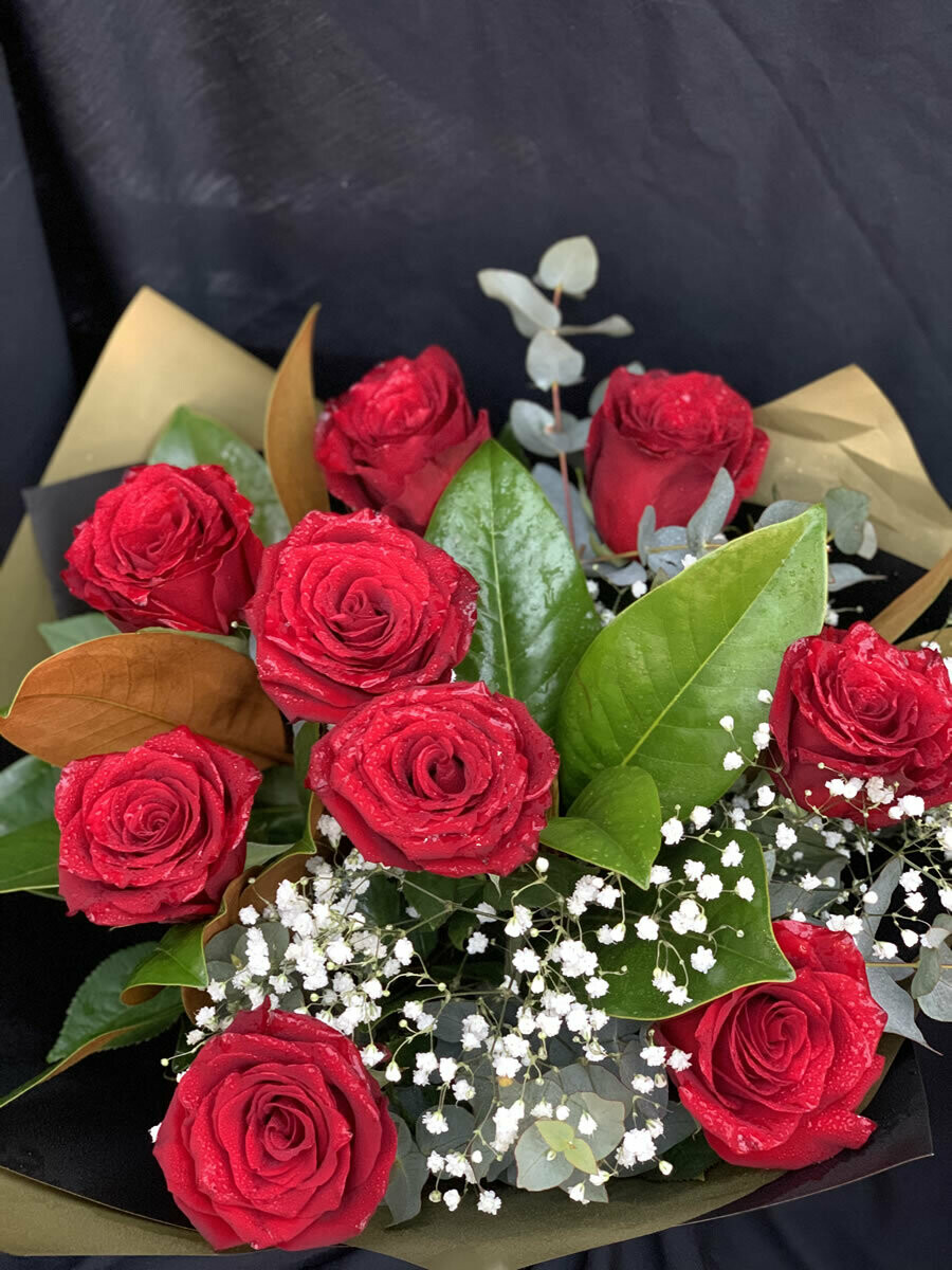 Long Red Rose Bouquet