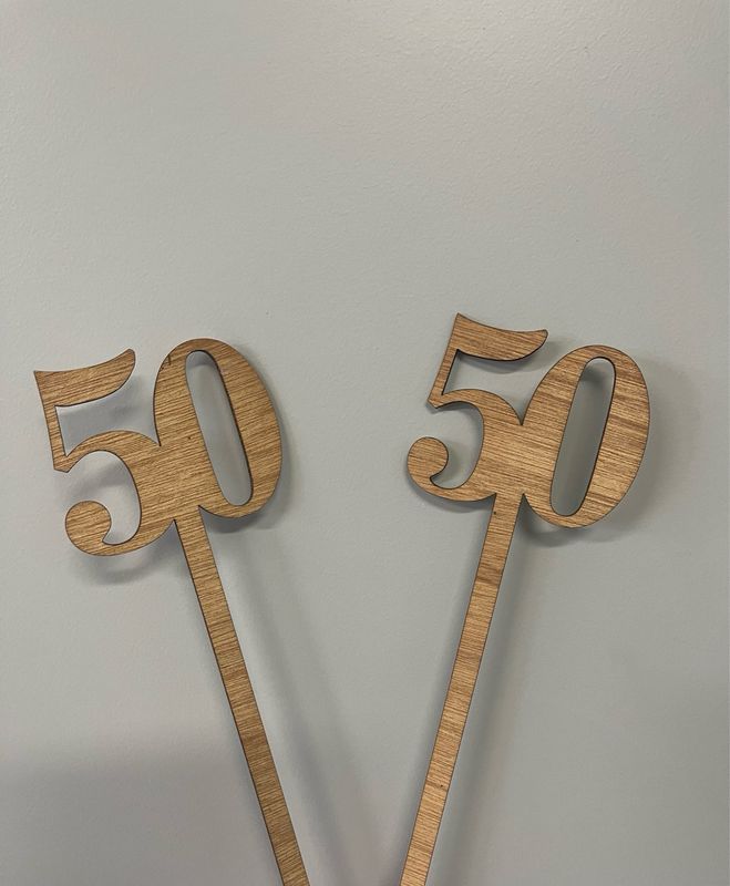 50 Wooden Pick