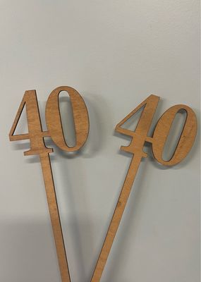 40 Wooden Pick