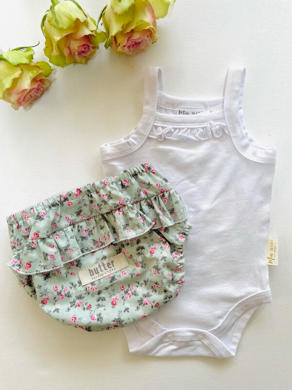 Nappy cover / bloomer with frill - Liana