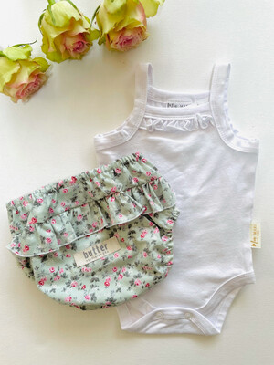 Nappy cover / bloomer with frill - Liana