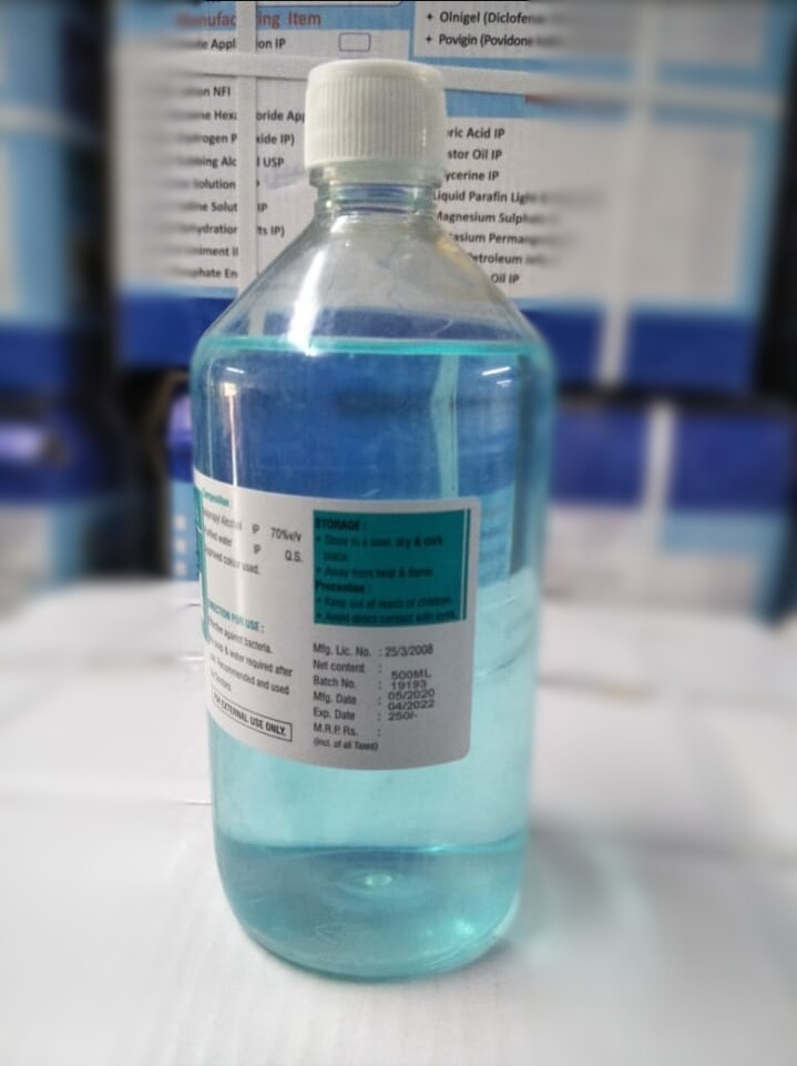 500 ml Hand Sanitizer (Pack of 50 Bottles)