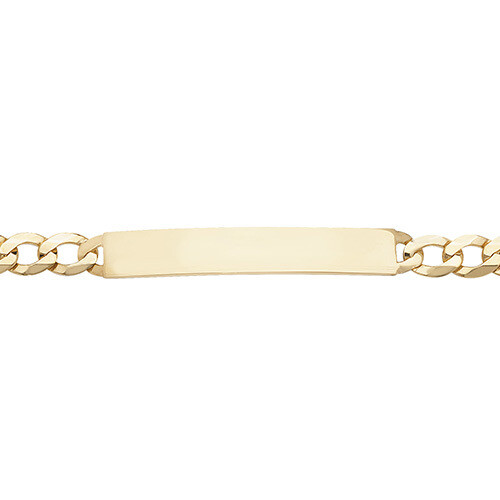9ct Yellow Gold Men's 8.5 inches ID Bracelet