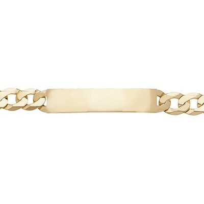 9ct Yellow Gold Men's 8.5 inches ID Bracelet