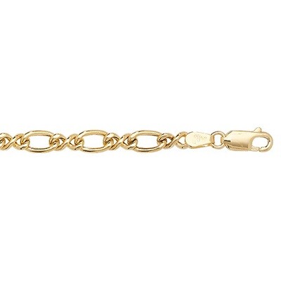 9ct Yellow Gold Ladies 7.5 inches Fancy Bracelet