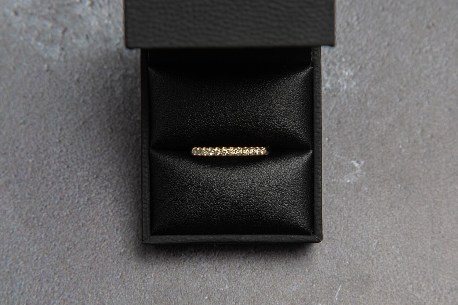 18ct Yellow Gold Diamond (0.19ct) Eternity Ring