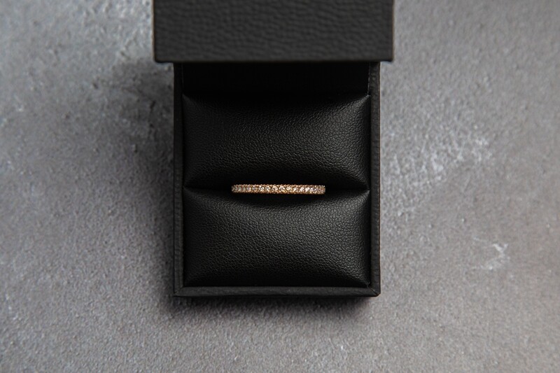 18ct Rose Gold Diamond Eternity Ring (0.25ct)