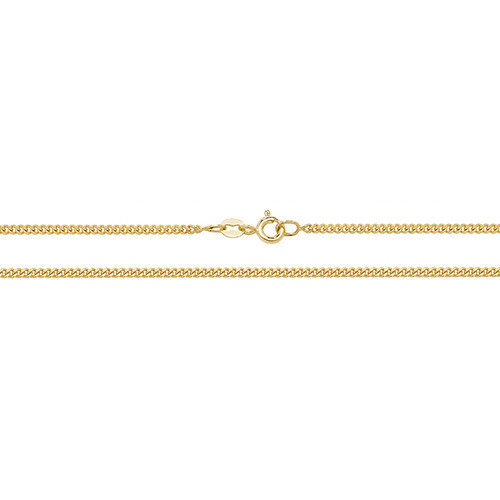 9ct Yellow Gold Close Curb Chain