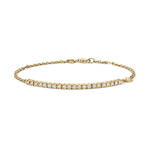 18ct Yellow Gold Diamond (0.38ct) Bracelet