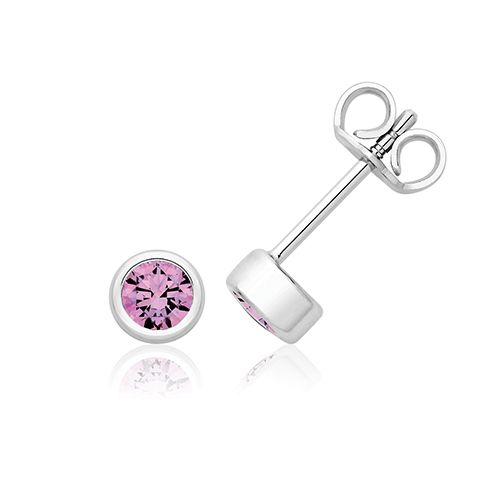February Birth Stone Earrings