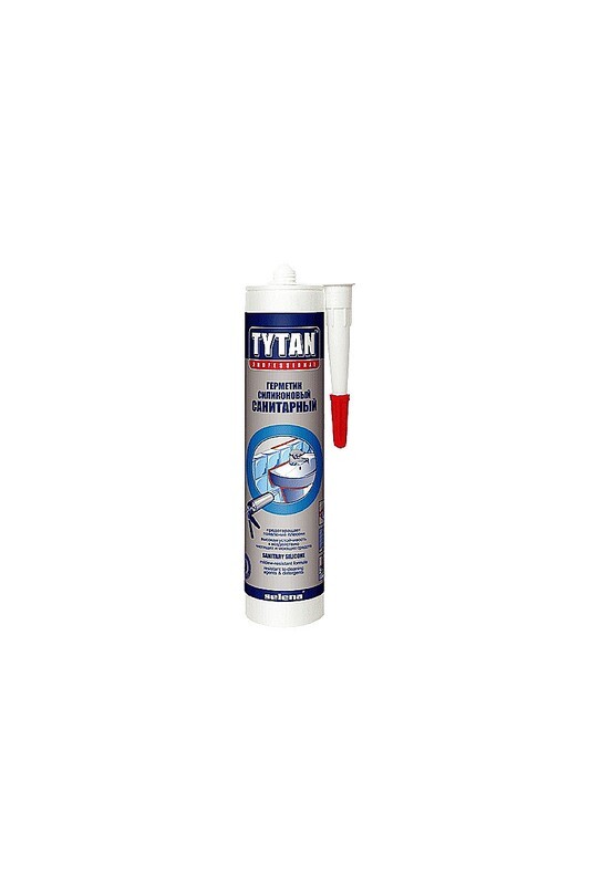 Герметик силиконовый санитарный белый (310мл) "TYTAN Professional"