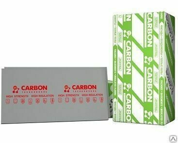 Техноплекс CARBON ЭКО 1180мм*580мм*30мм 0,68м² (13шт/ 8,89м²/упаковка)