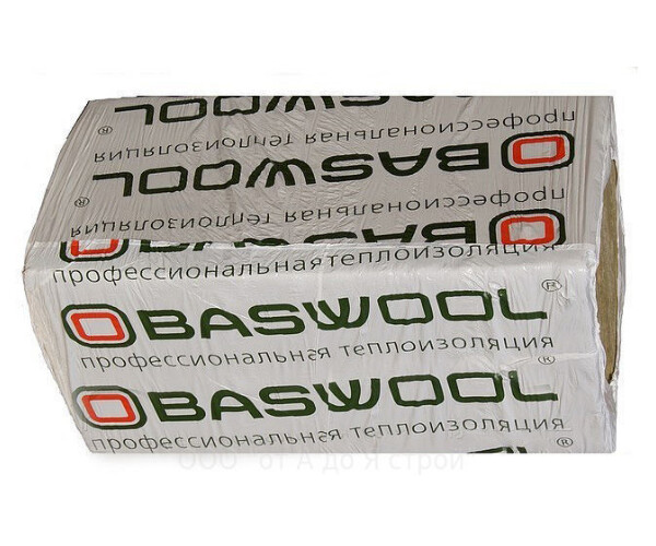 Baswool Ecorock 30 1200мм*600мм*100мм  (6 плит-4,32м²/0,432м³/ упаковка)