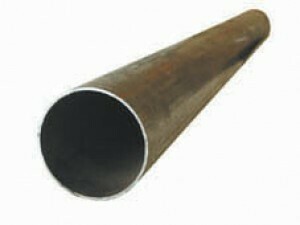 Труба стальная сварная дымоходная (D-125мм,  L-625мм, толщина-1,2мм)