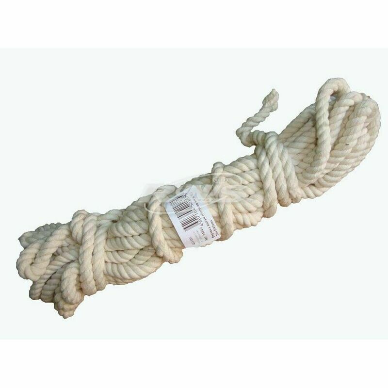 Веревка х/б 10м (8мм), плетенная