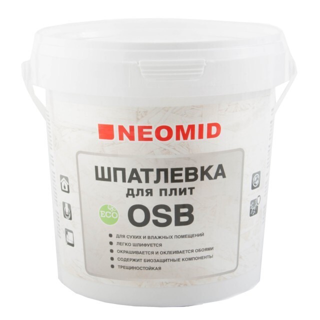 Шпатлевка для плит OSB (1,3кг) "Неомид"