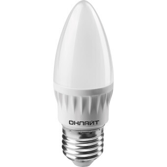 Лампа светодиодная 10W E27 4000K, свеча "Онлайт"