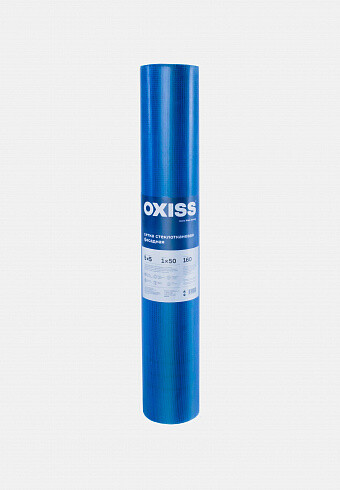 Сетка стеклотканевая фасадная 5мм*5мм 160гр/м² (50м) "OXISS"
