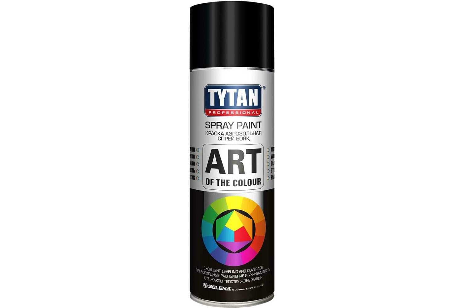 Эмаль аэрозольная TYTAN Professional Art of the color черная 9004
