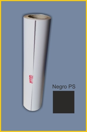 Vinilo textil SISER Negro PSA0050 (25 m. largo x 0,5 m. ancho bobina)