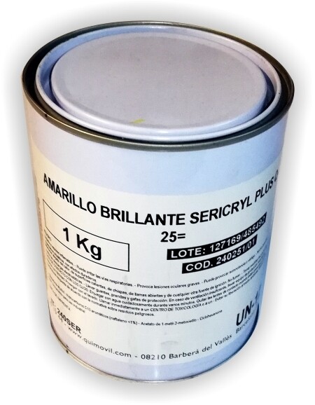 Amarillo brillante Sericryl Q25 (envase 1kg)