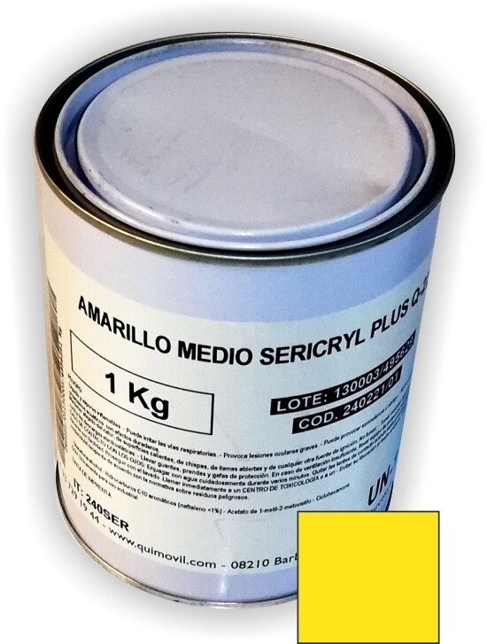 Amarillo medio Sericryl Q22 (envase 1kg)