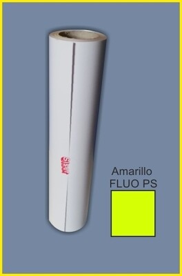 Vinilo textil SISER amarillo FLUOR PSA0022 (5 m. largo x 0,5 m. ancho bobina)