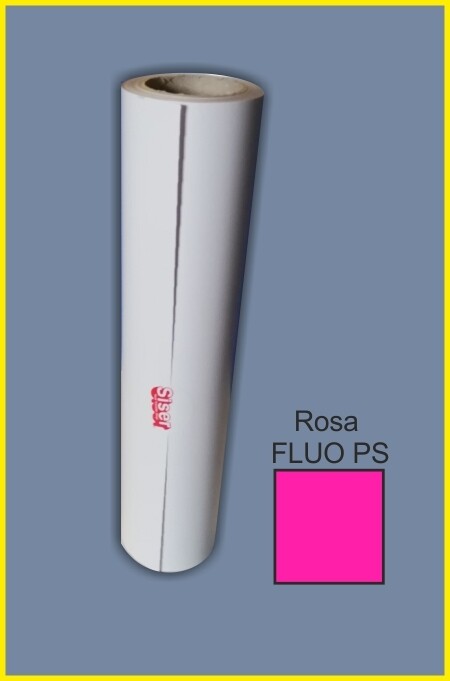 Vinilo textil SISER rosa FLUOR PSA0024 (5 m. largo x 0,5 m. ancho bobina)