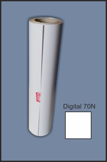 Vinilo textil SISER digital 70N (25 m. largo x 0,5 m. ancho bobina)