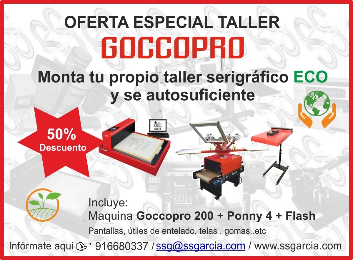 Taller completo serigrafia digital