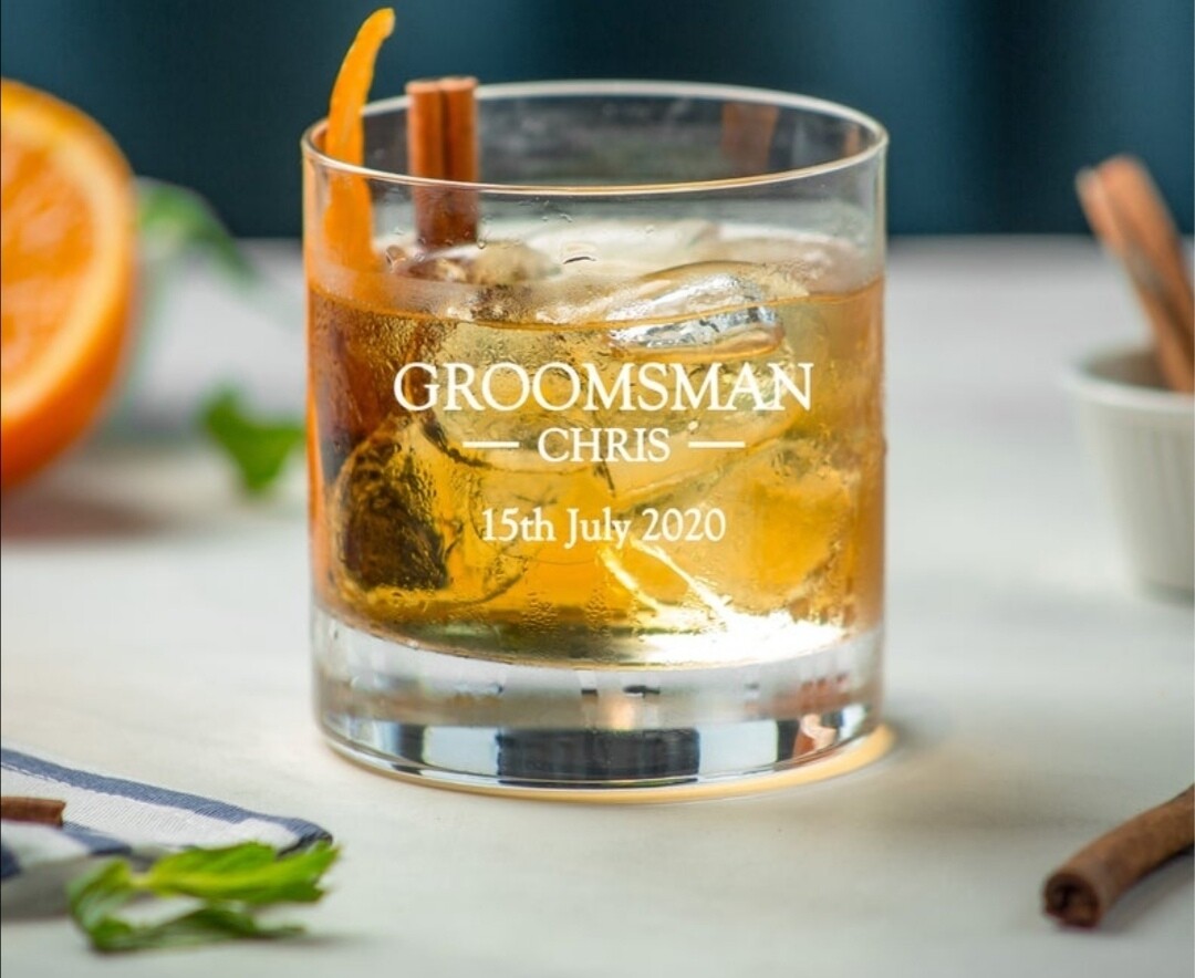 Groom, best man, groomsmen
