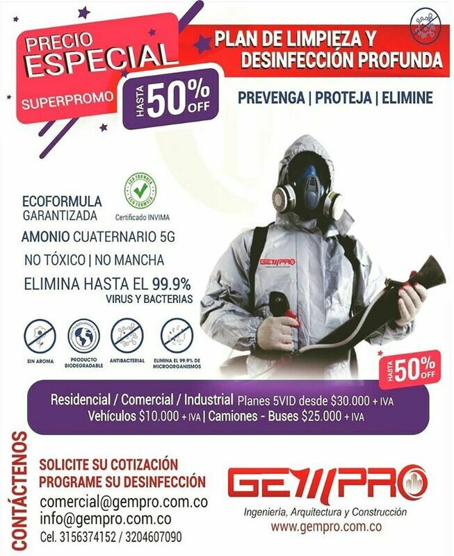 Servicio de Desinfección Profunda