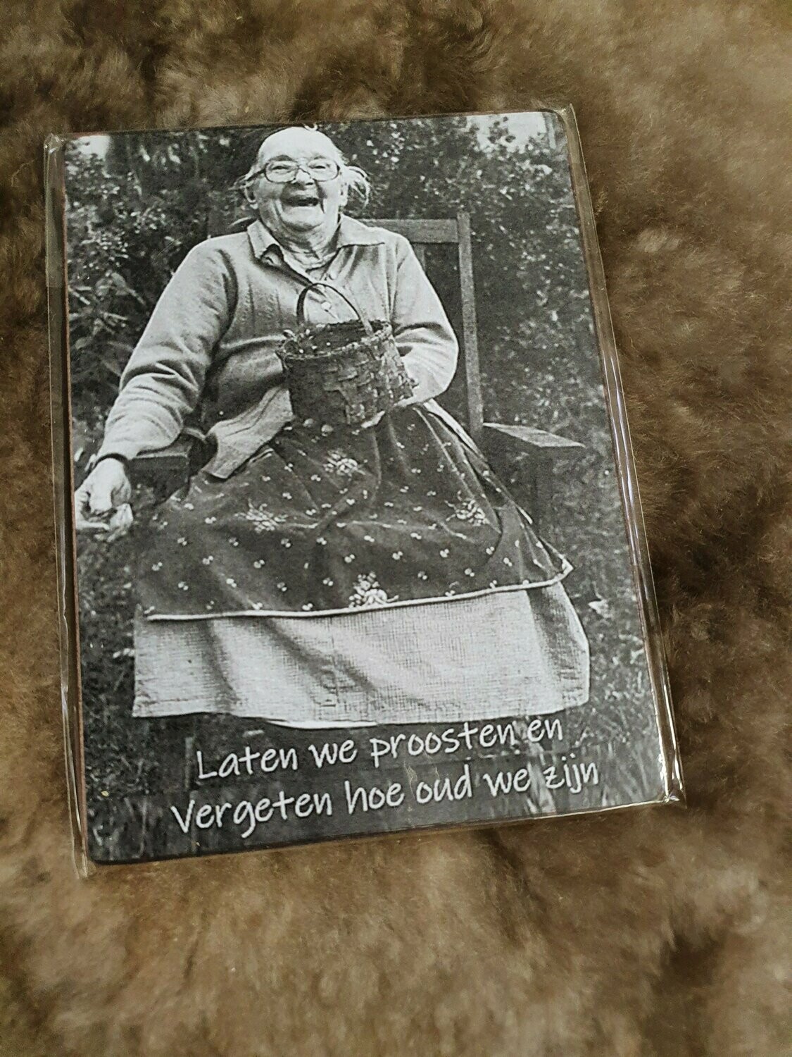 Bordje proosten / leeftijd