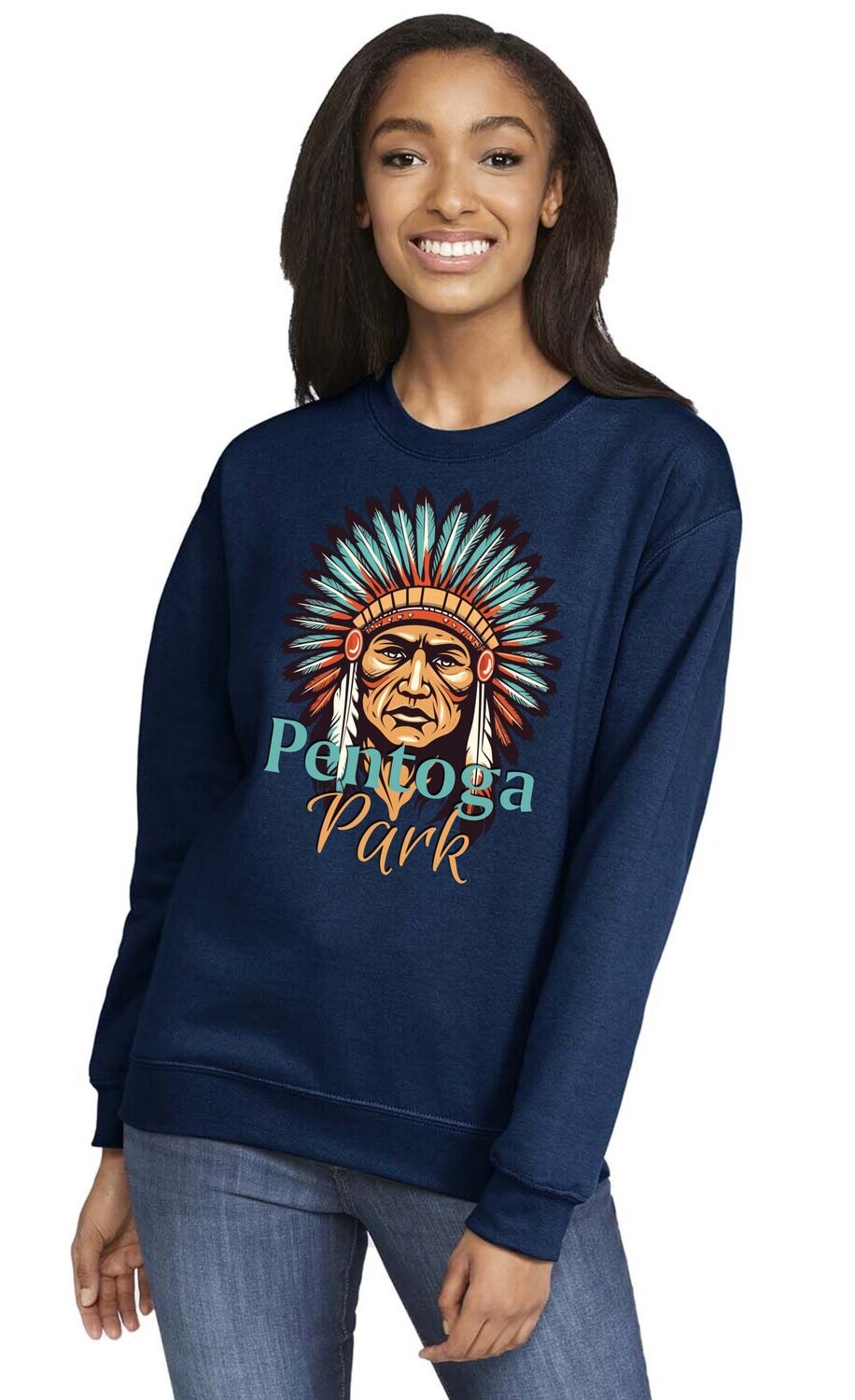Pentoga Park Chief Unisex Crewneck Sweatshirt (adult & youth)