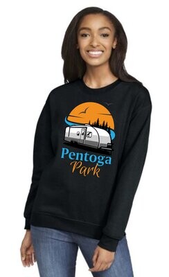 Pentoga Park Camper Unisex Crewneck Sweatshirt (adult & youth)