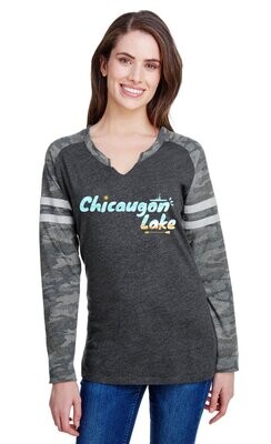 Chicaugon Lake Woman&#39;s Long Sleeve Shirt
