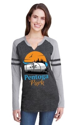 Pentoga Park Camper Woman's Long Sleeve Shirt