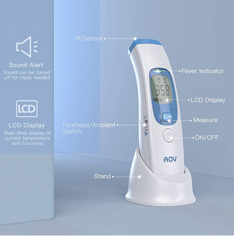 2020 New Upgrade Infrared Thermometer  FDA Approved Mini Digital Temperature Instant Reading Accurate with LCD display