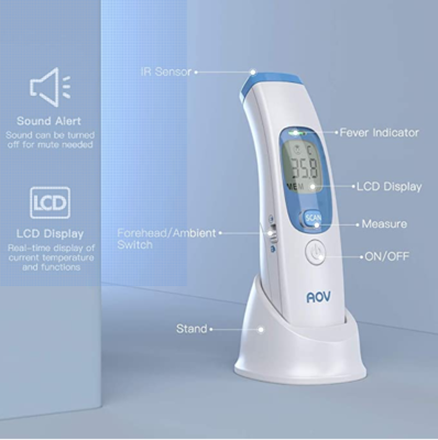 2020 New Upgrade Infrared Thermometer  FDA Approved Mini Digital Temperature Instant Reading Accurate with LCD display