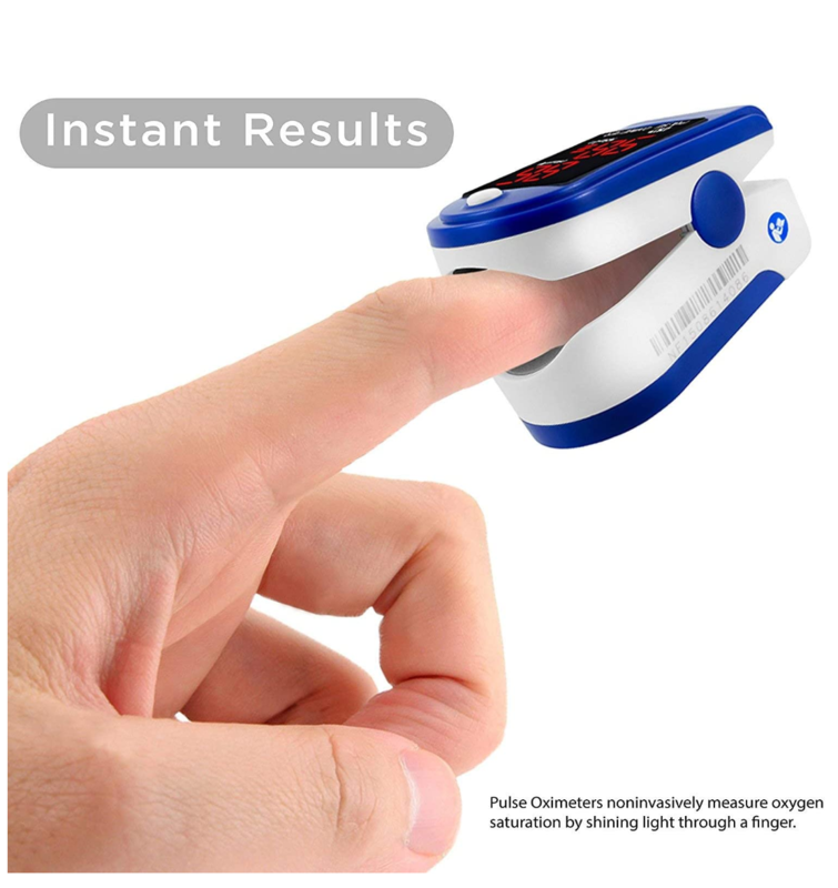 FL400 Blood Oxygen Monitor Finger Pulse Oximeter LED Display (without Battery)