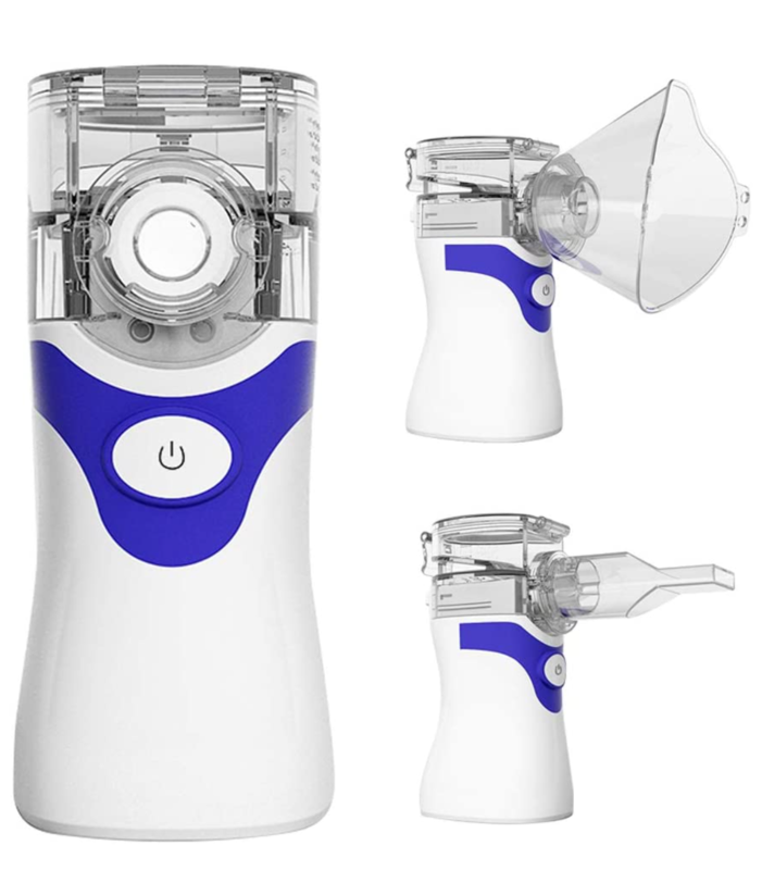 Handheld Mesh Atomizer Nebulizer, Portable Inhaler Machine for Home Daily Use, Ultrasonic Nebulizer Personal Steamer Inhalers for Breathing Problems